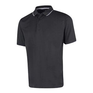 Island Green Mens Performance Polo Shirt / Charcoal